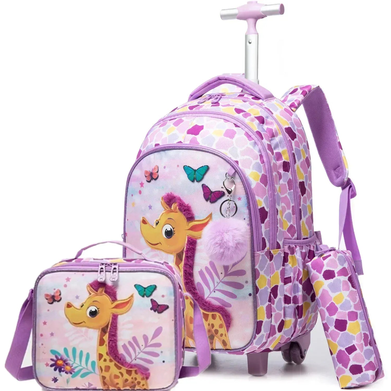 Le sac des voyageurs 12816T-3 Sac à Dos Roulettes Enfant Ecole