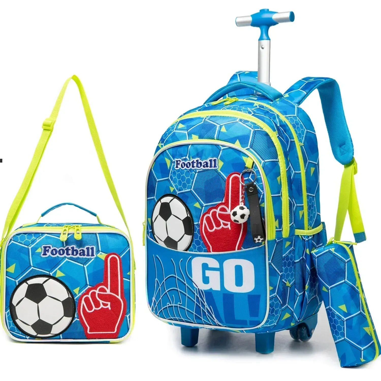 Le sac des voyageurs 12818T-3 Sac à Dos Roulettes Enfant Ecole