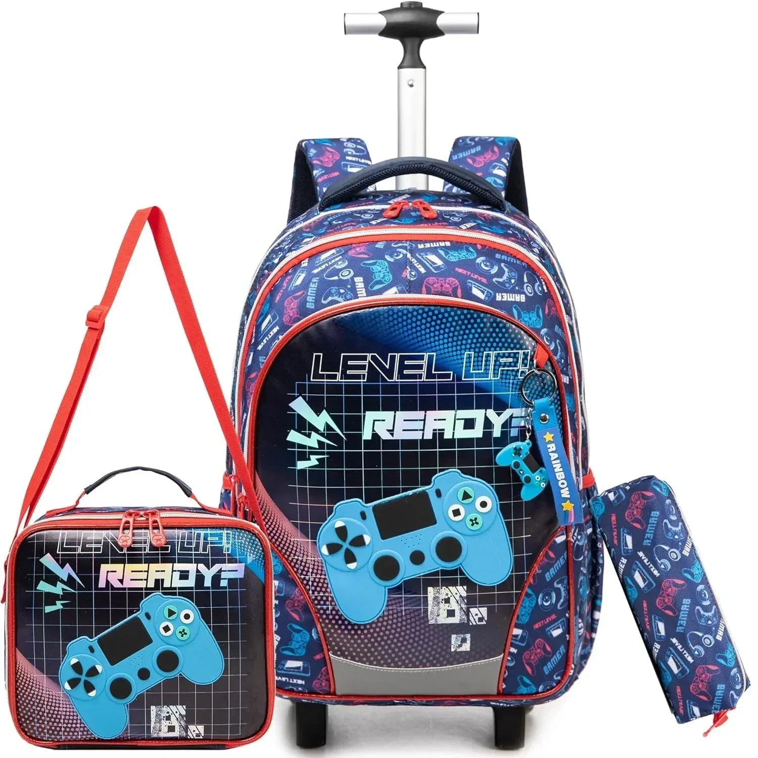 Le sac des voyageurs 12819T-3 Sac à Dos Roulettes Enfant Ecole