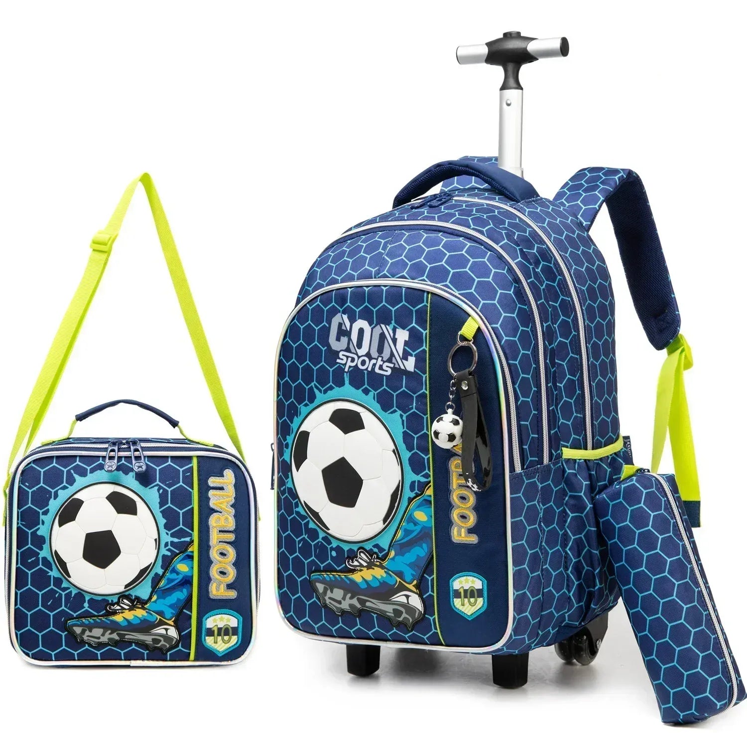 Le sac des voyageurs 12820T-3 Sac à Dos Roulettes Enfant Ecole