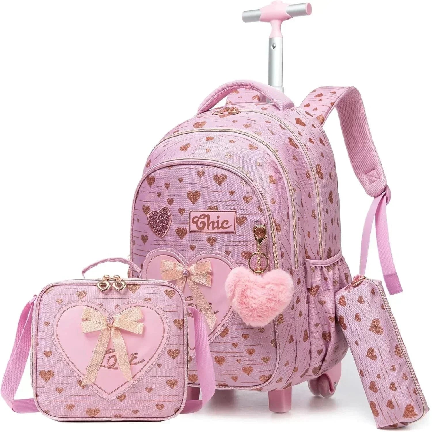 Le sac des voyageurs 16801T-3 Sac à Dos Roulettes Enfant Ecole