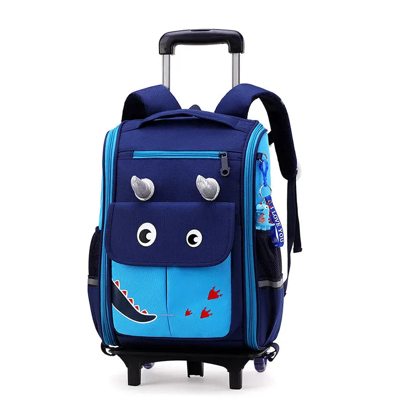 Le sac des voyageurs 2 wheels dark blue / CHINA Sac à Dos Roulettes Enfant