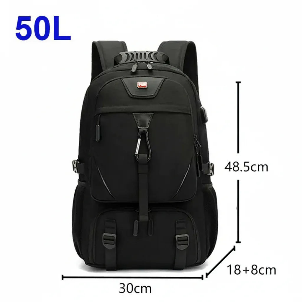 Le sac des voyageurs 50L Grand Sac a Dos Impermeable