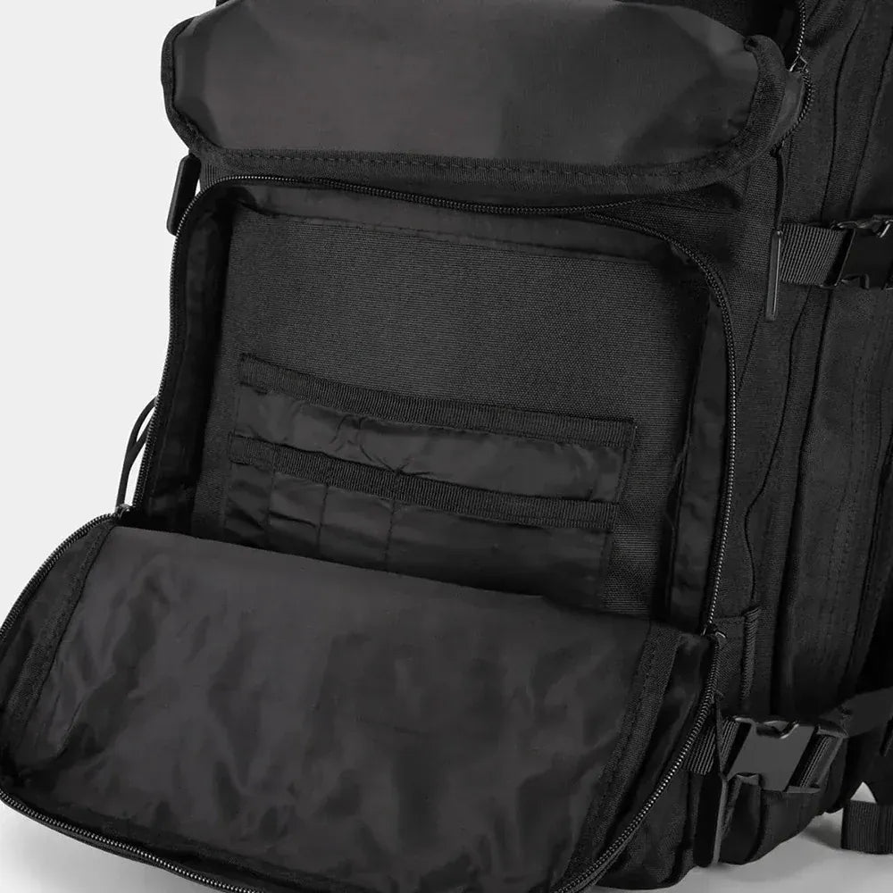 Le sac des voyageurs 50L Tactical Gym Backpack with Patch and Keychain for Gym Sports Athletes