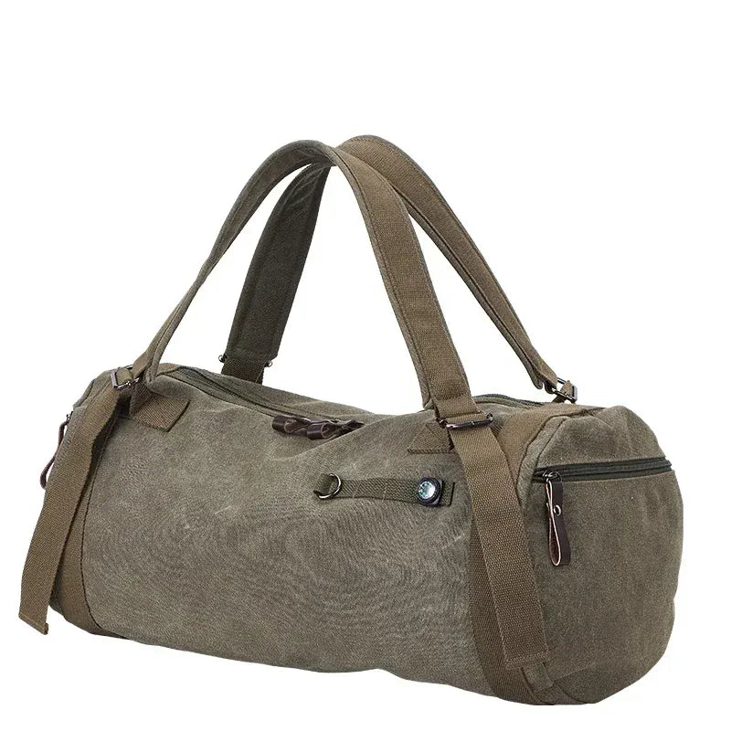 Le sac des voyageurs army green Sac de Voyage en Toile