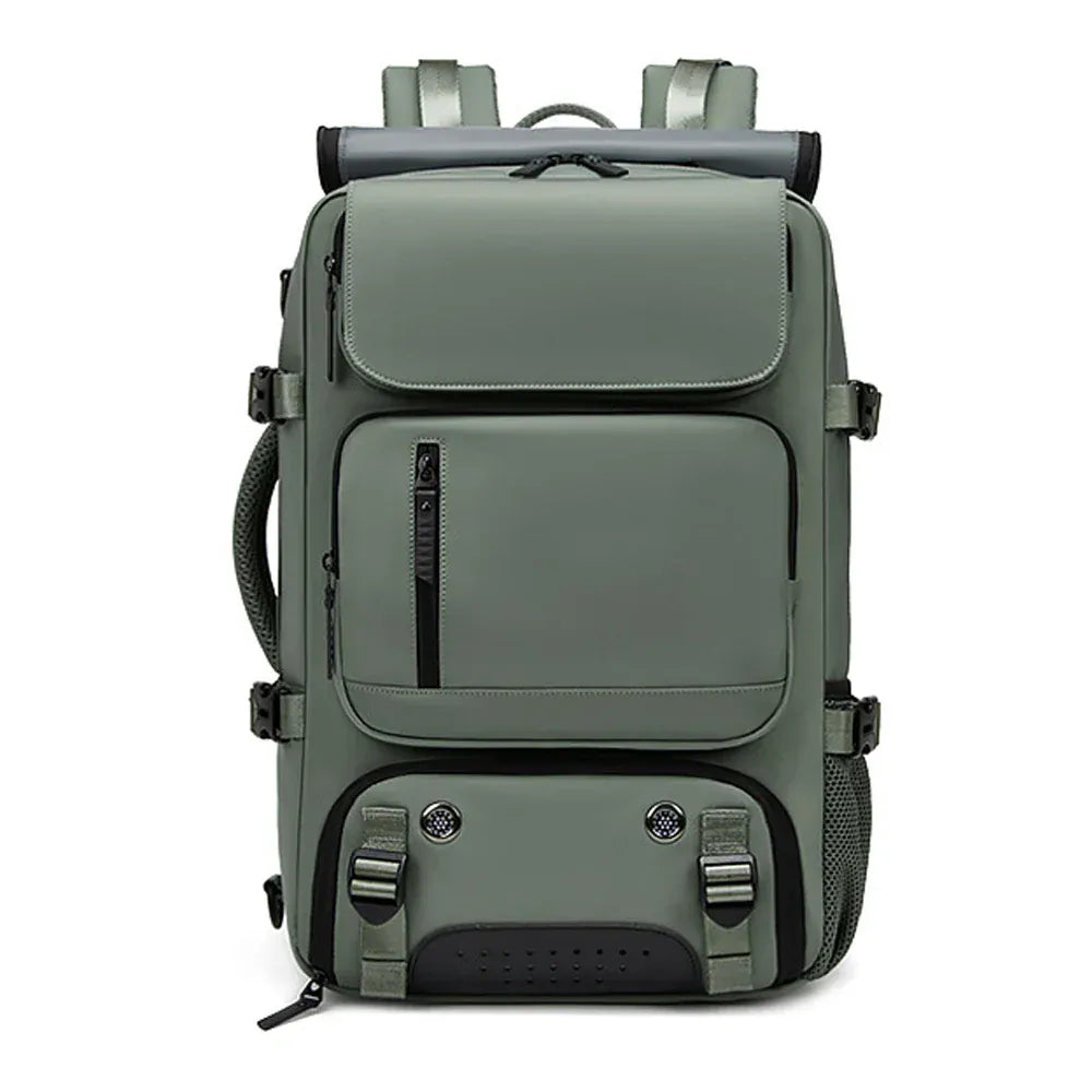 Le sac des voyageurs Army Green8102 Sac a Dos Voyage Ordinateur Etanche