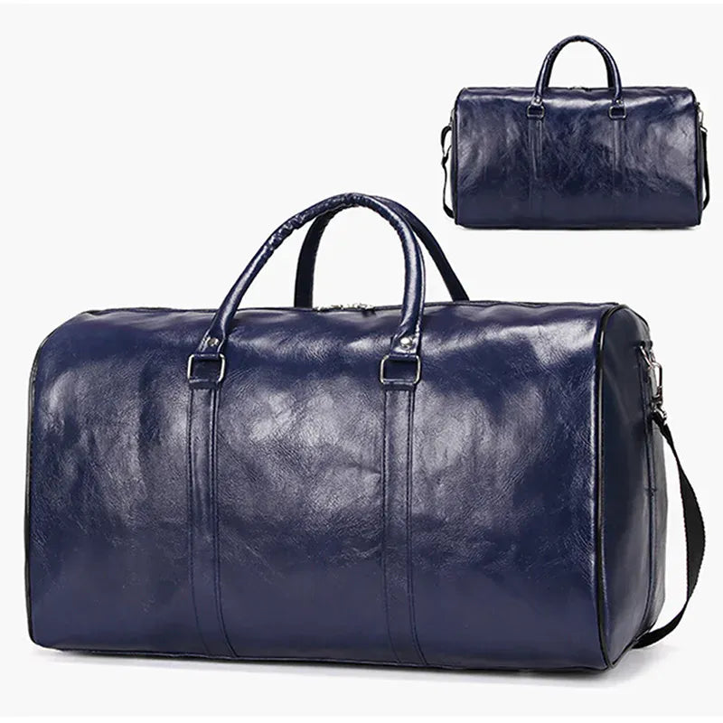 Le sac des voyageurs B-blue Sac de Voyage effet Cuir