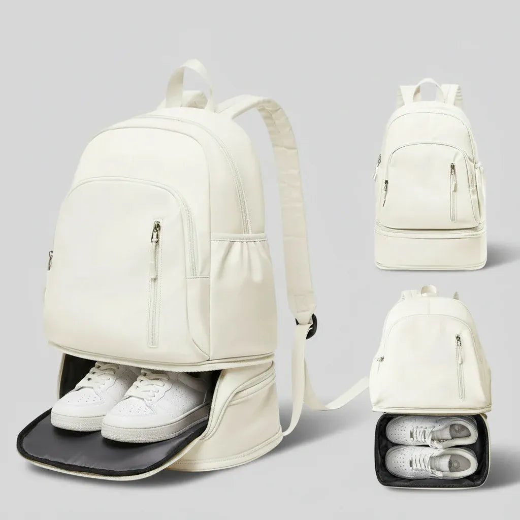 Le sac des voyageurs beige Sac à Dos Multifonctions Femme