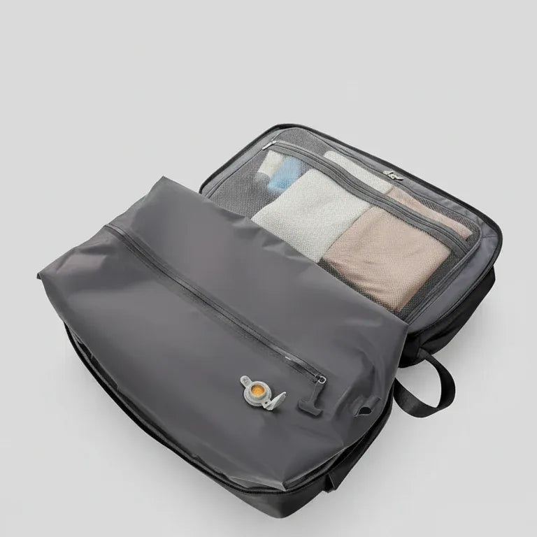 Le sac des voyageurs Beige Sac de Voyage Cabine Compression