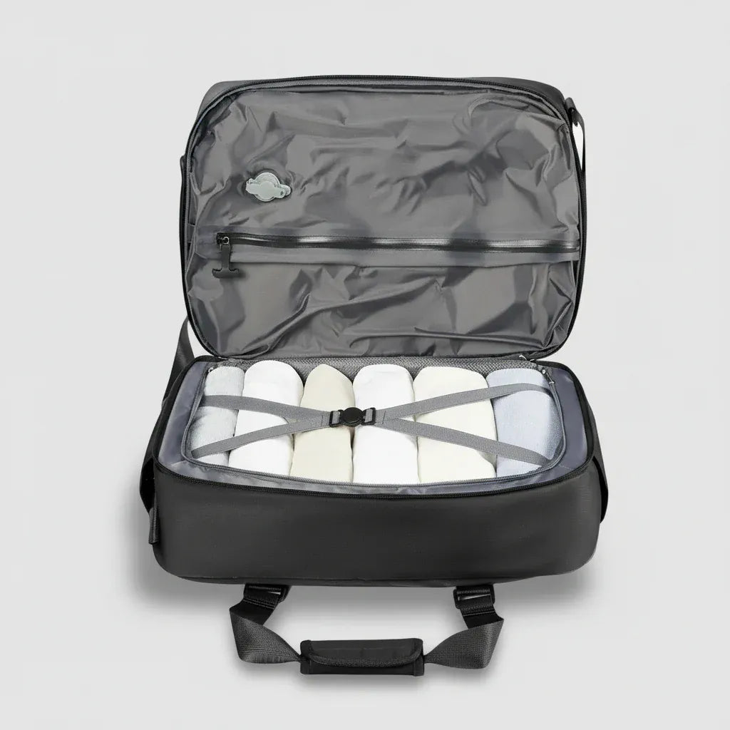 Le sac des voyageurs Beige Sac de Voyage Cabine Compression