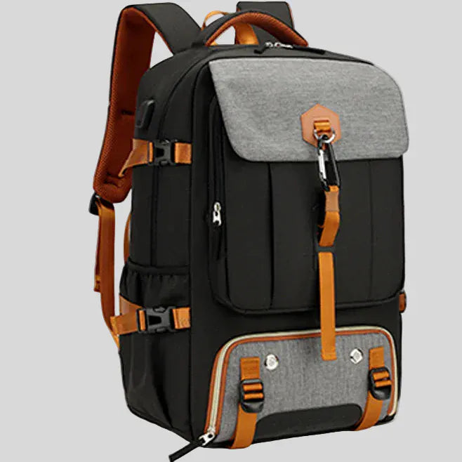 Le sac des voyageurs bicolore Sac de Voyage USB Homme