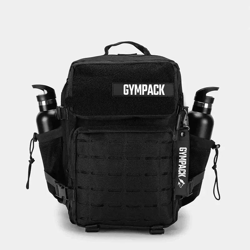 Le sac des voyageurs Black 25L 50L Tactical Gym Backpack with Patch and Keychain for Gym Sports Athletes