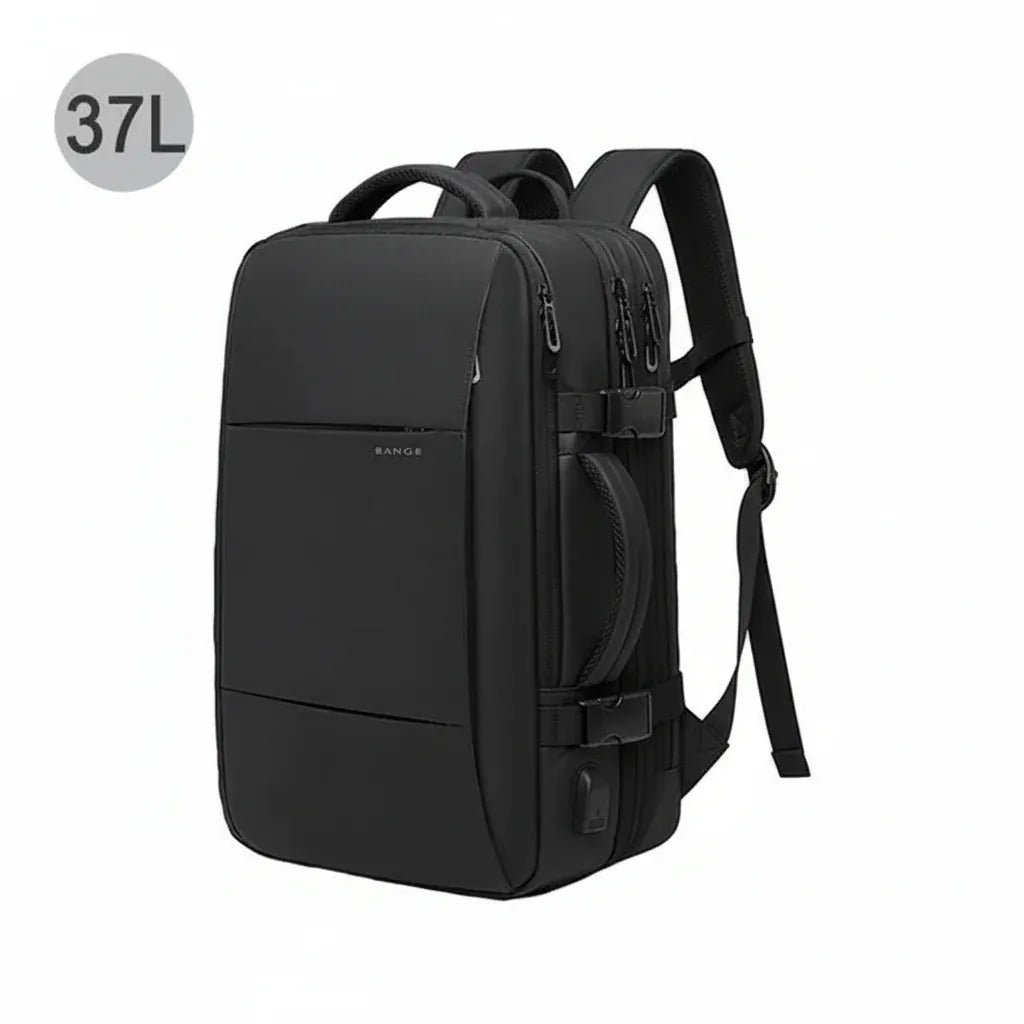 Le sac des voyageurs Black 37L Sac à Dos Ajustable