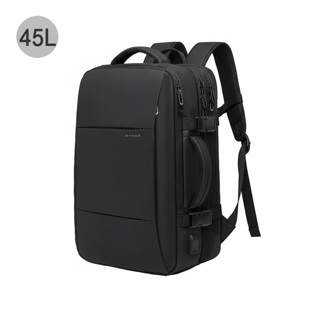 Le sac des voyageurs Black 45L Sac à Dos Ajustable