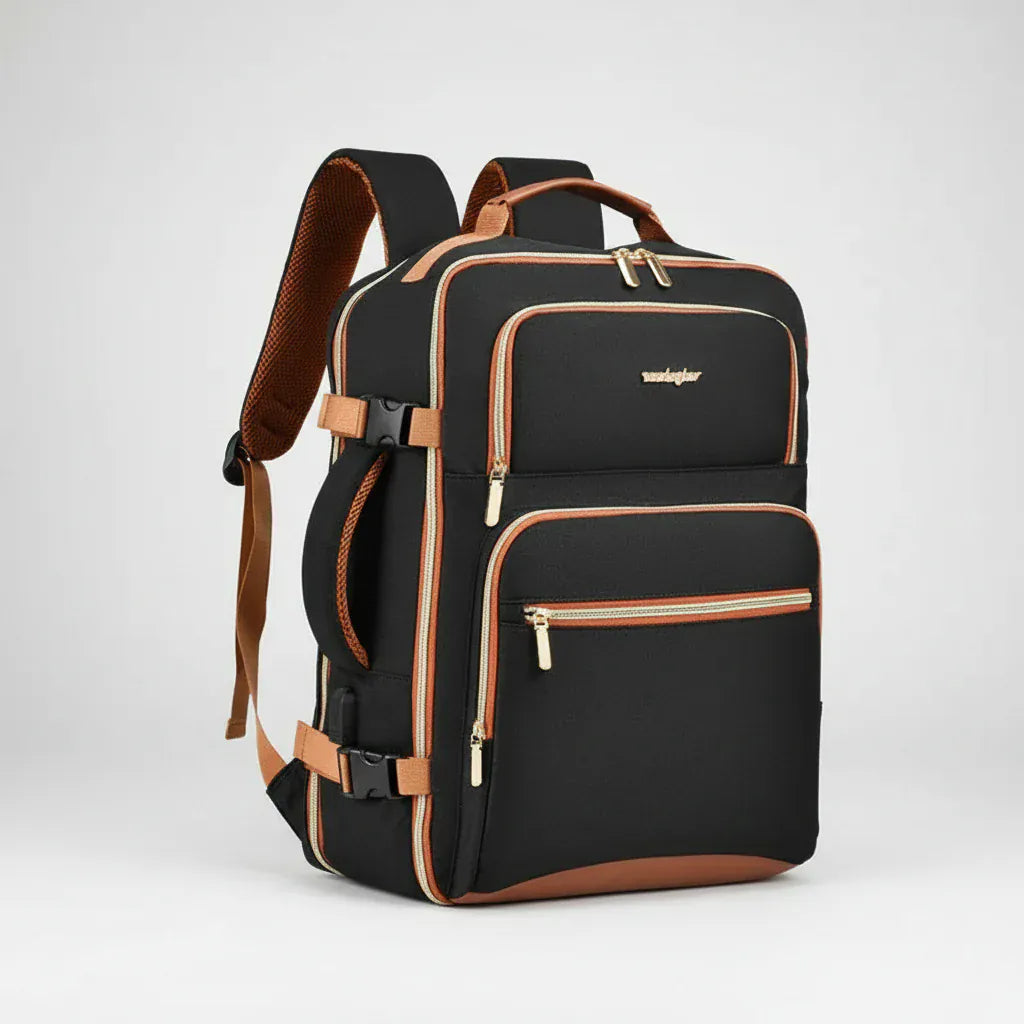 Le sac des voyageurs Black Petit Sac de Voyage Compartiments