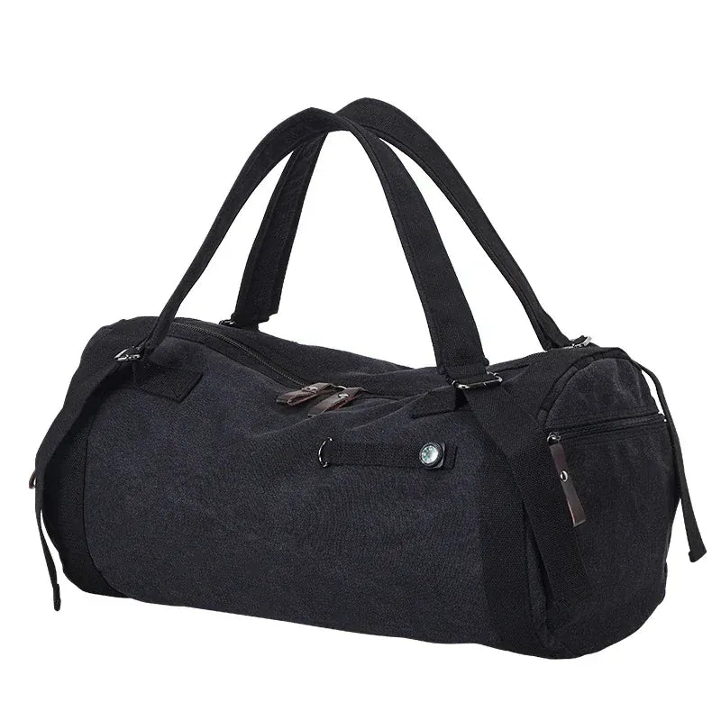 Le sac des voyageurs black Sac de Voyage en Toile