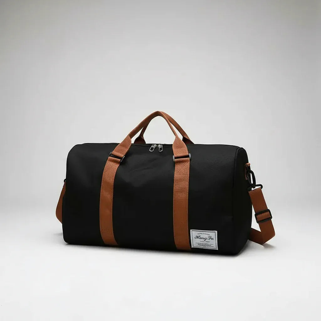 Le sac des voyageurs Black Sac de Voyage Week-end Compartiment Chaussures