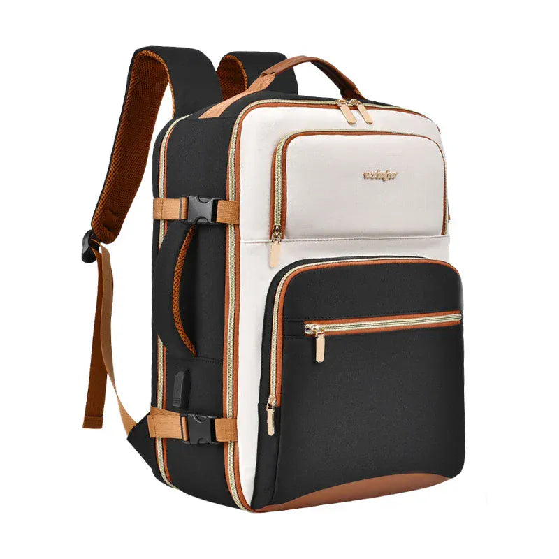 Le sac des voyageurs Black White Petit Sac de Voyage Compartiments