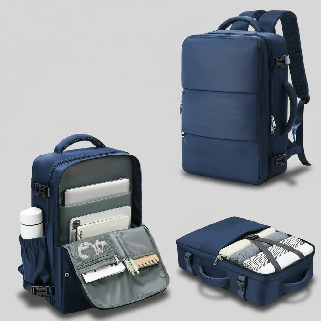 Le sac des voyageurs bleu foncé Bagage à Main Cabine