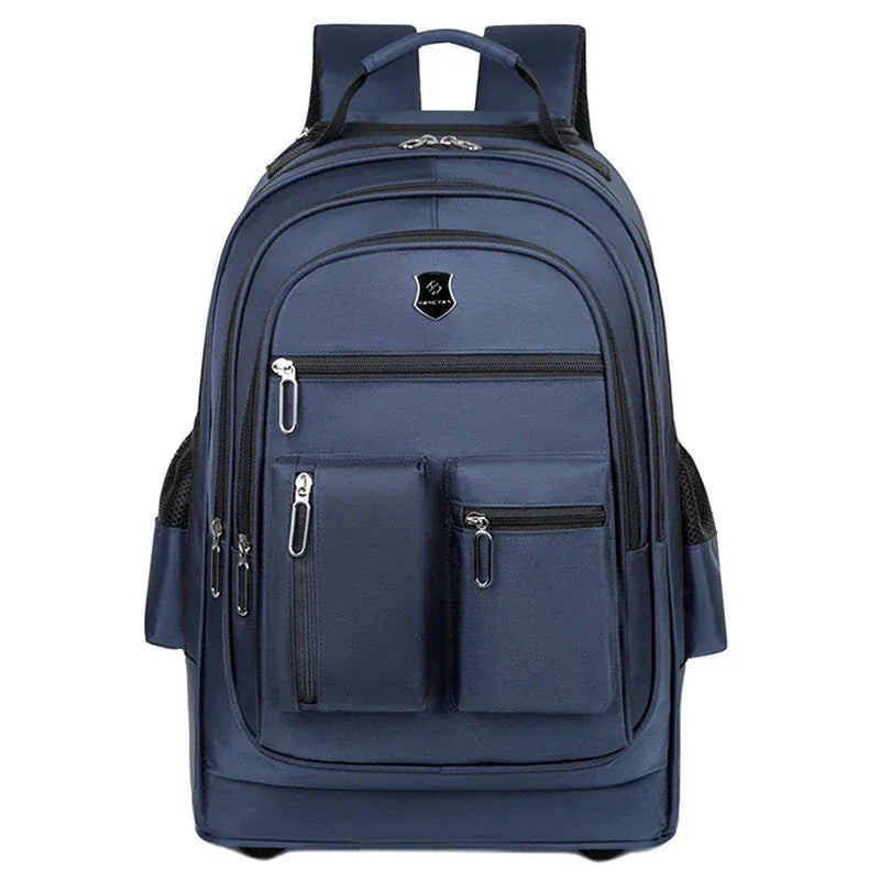 Le sac des voyageurs Bleu Sac de Voyage Homme Roulettes