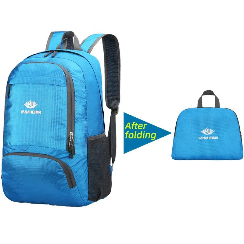 Le sac des voyageurs Blue Sac à Dos Pliable