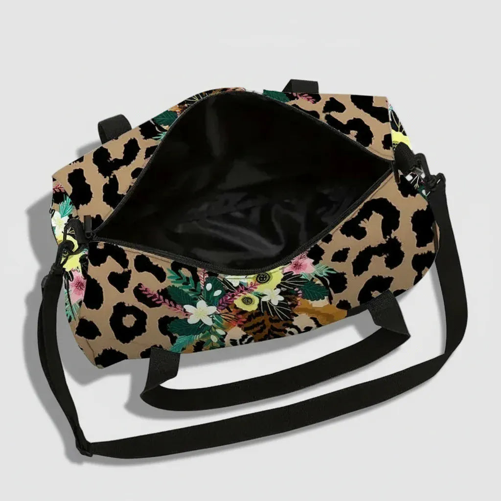 Le sac des voyageurs Brown Sac de Voyage Leopard
