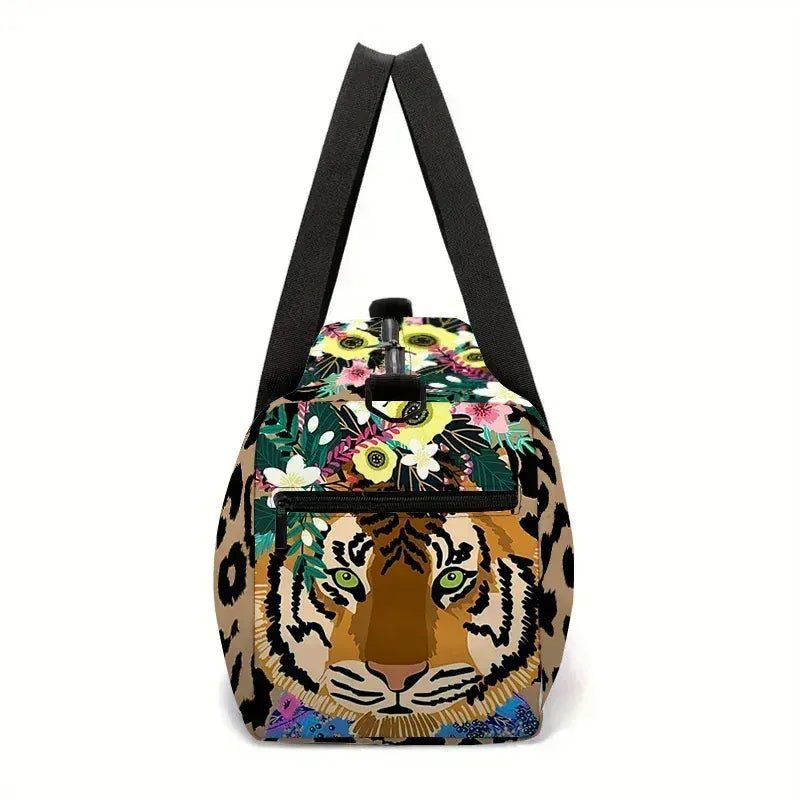 Le sac des voyageurs Brown Sac de Voyage Leopard