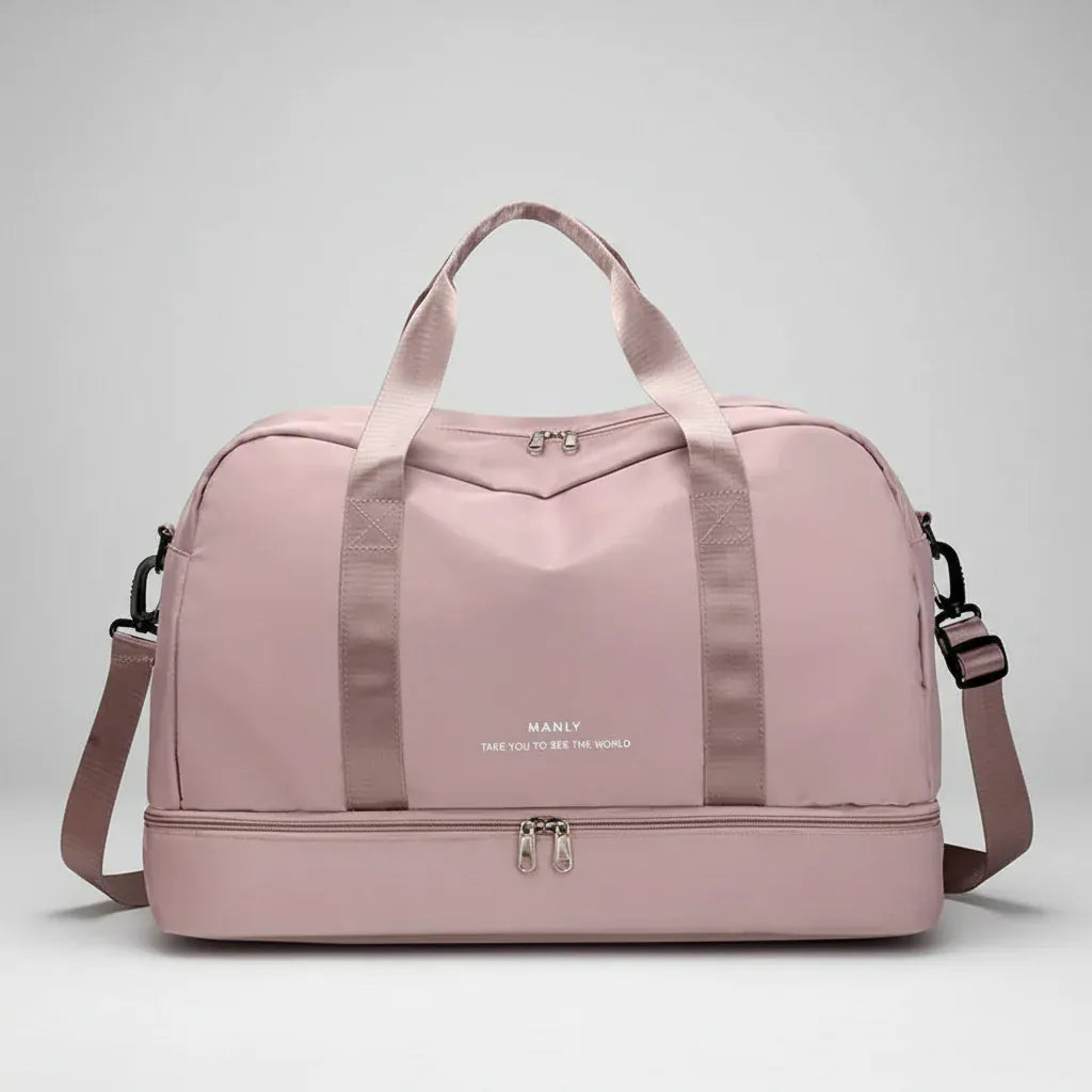 Le sac des voyageurs Dark Pink Sac de Sport Multi-Compartiments Impermeable