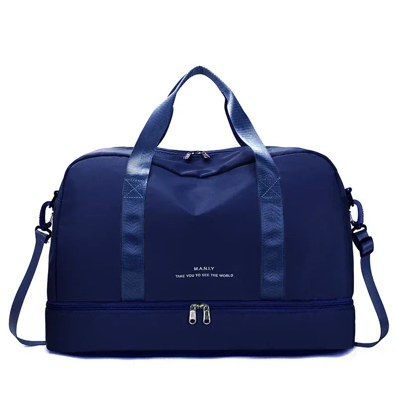 Le sac des voyageurs Deep Blue Sac de Sport Multi-Compartiments Impermeable