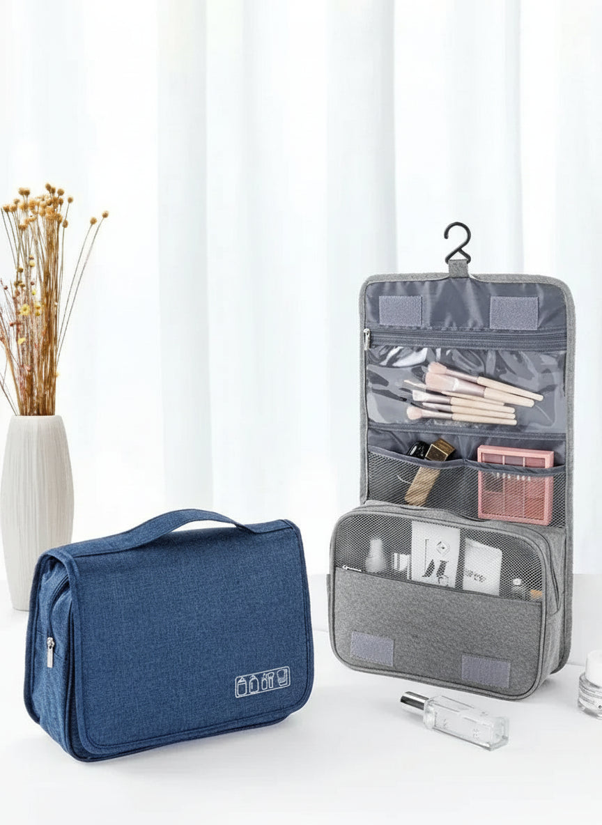 Le sac des voyageurs Foldable Toiletry Bag Organizer Hanging Storage Bathroom Makeup Case Cosmetic Bag Travel For Travel Business