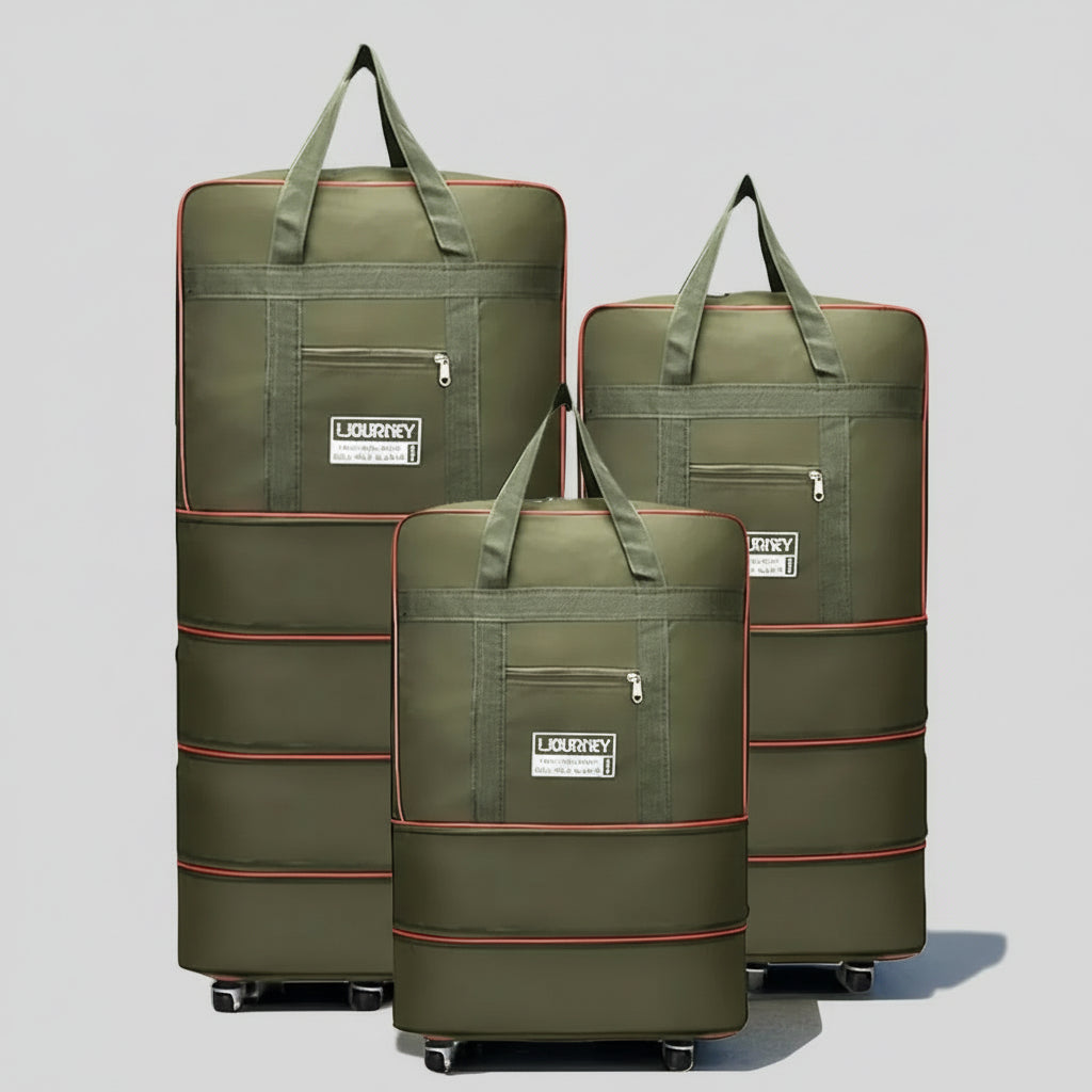 Le sac des voyageurs Folding travel bag, luggage compartment,swivel wheel storage box,large capacity telescopic luggage bag,overnight bag