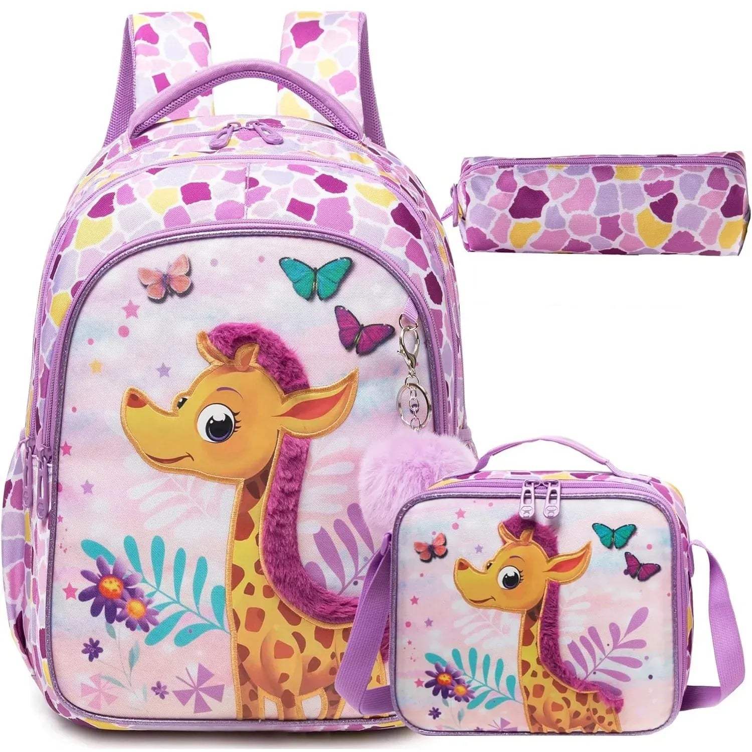 Le sac des voyageurs girafe Sac à Dos Fille Ecole