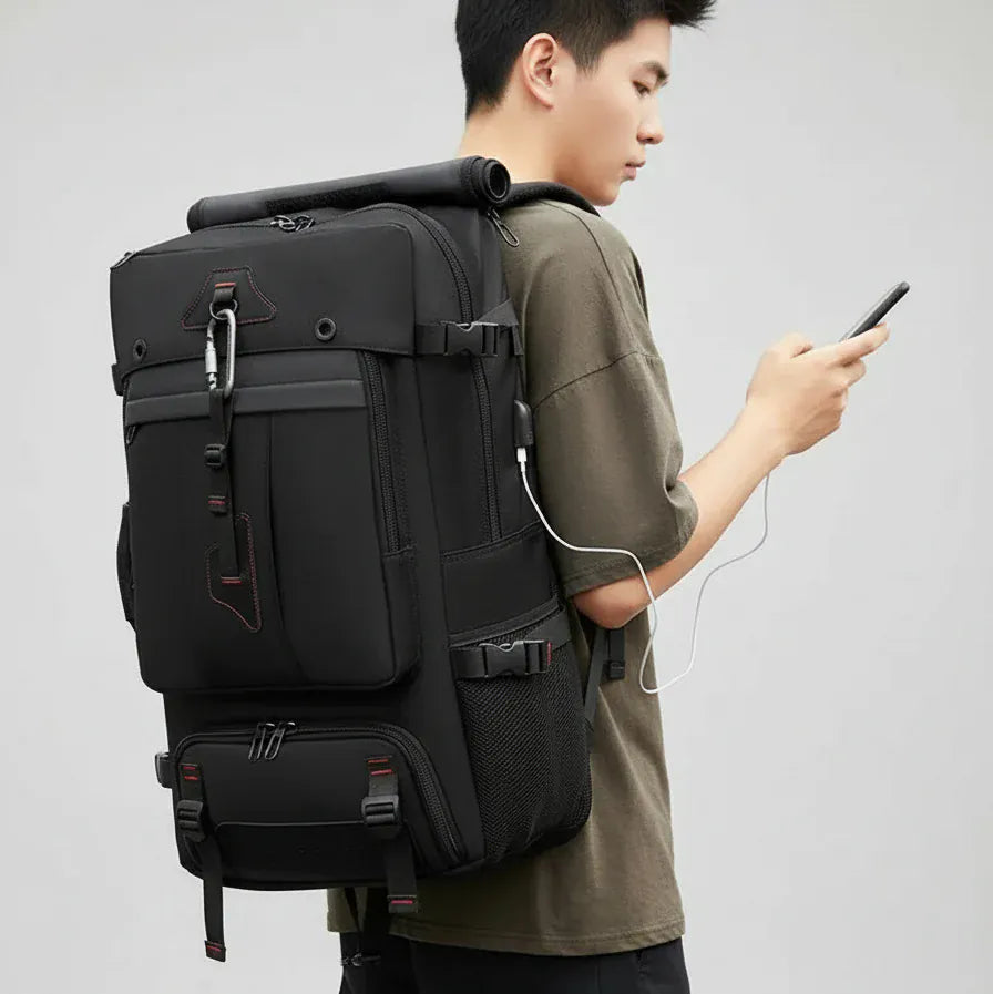 Le sac des voyageurs Grand Sac a Dos Rigide Noir