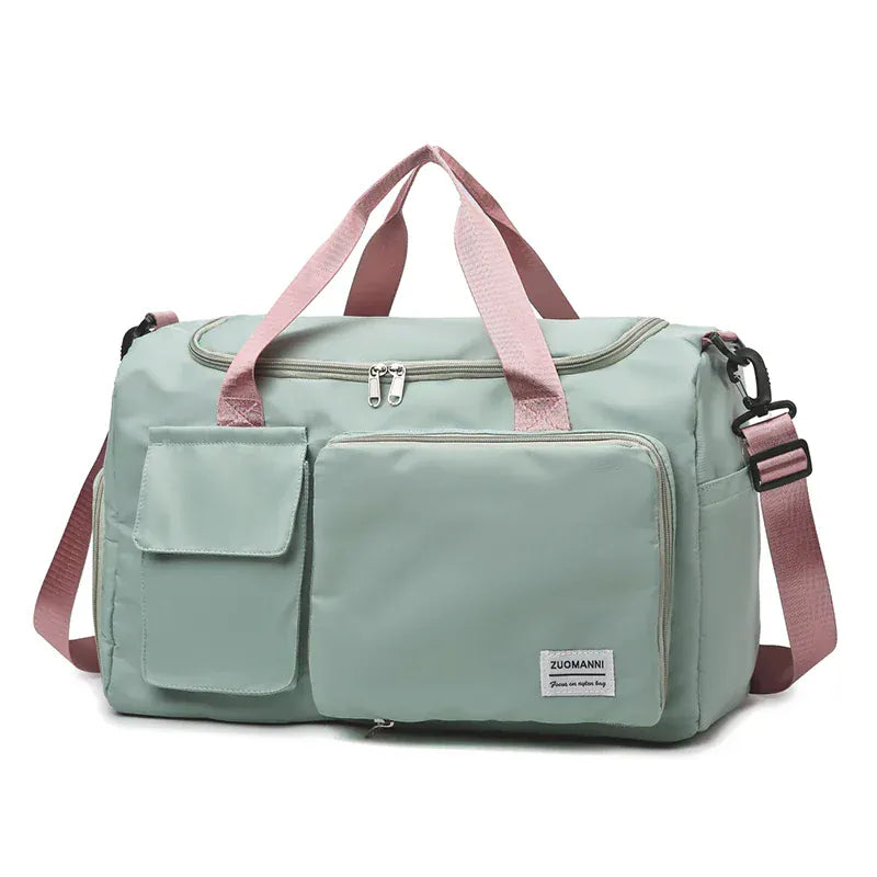 Le sac des voyageurs green pink Sac de Voyage Avion