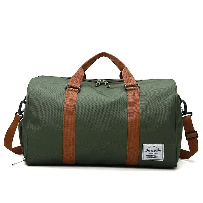 Le sac des voyageurs Green Sac de Voyage Week-end Compartiment Chaussures