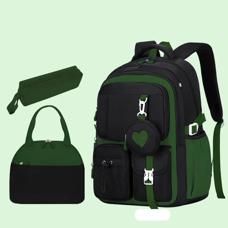 Le sac des voyageurs green SET Sac a Dos Bicolore