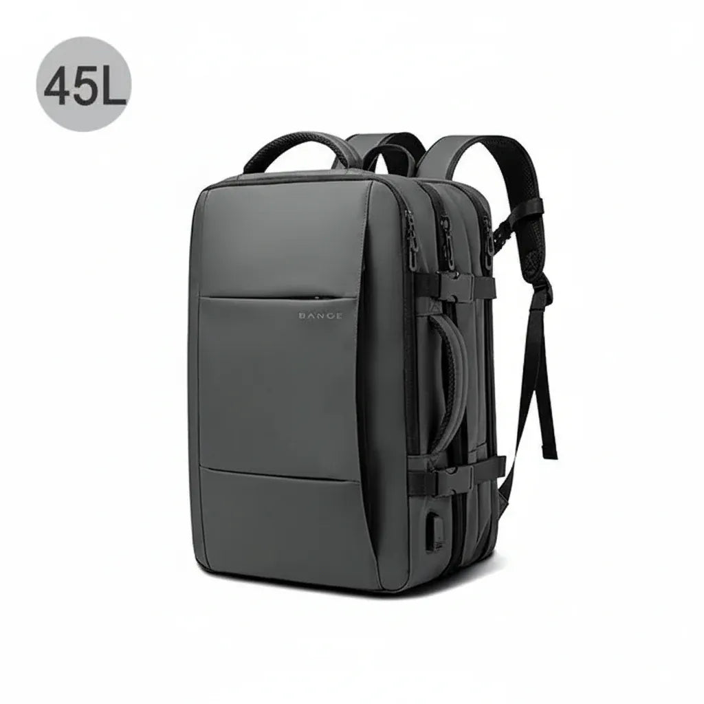 Le sac des voyageurs Grey 45L Sac à Dos Ajustable