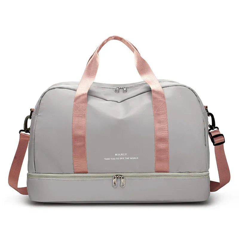 Le sac des voyageurs grey Sac de Sport Multi-Compartiments Impermeable