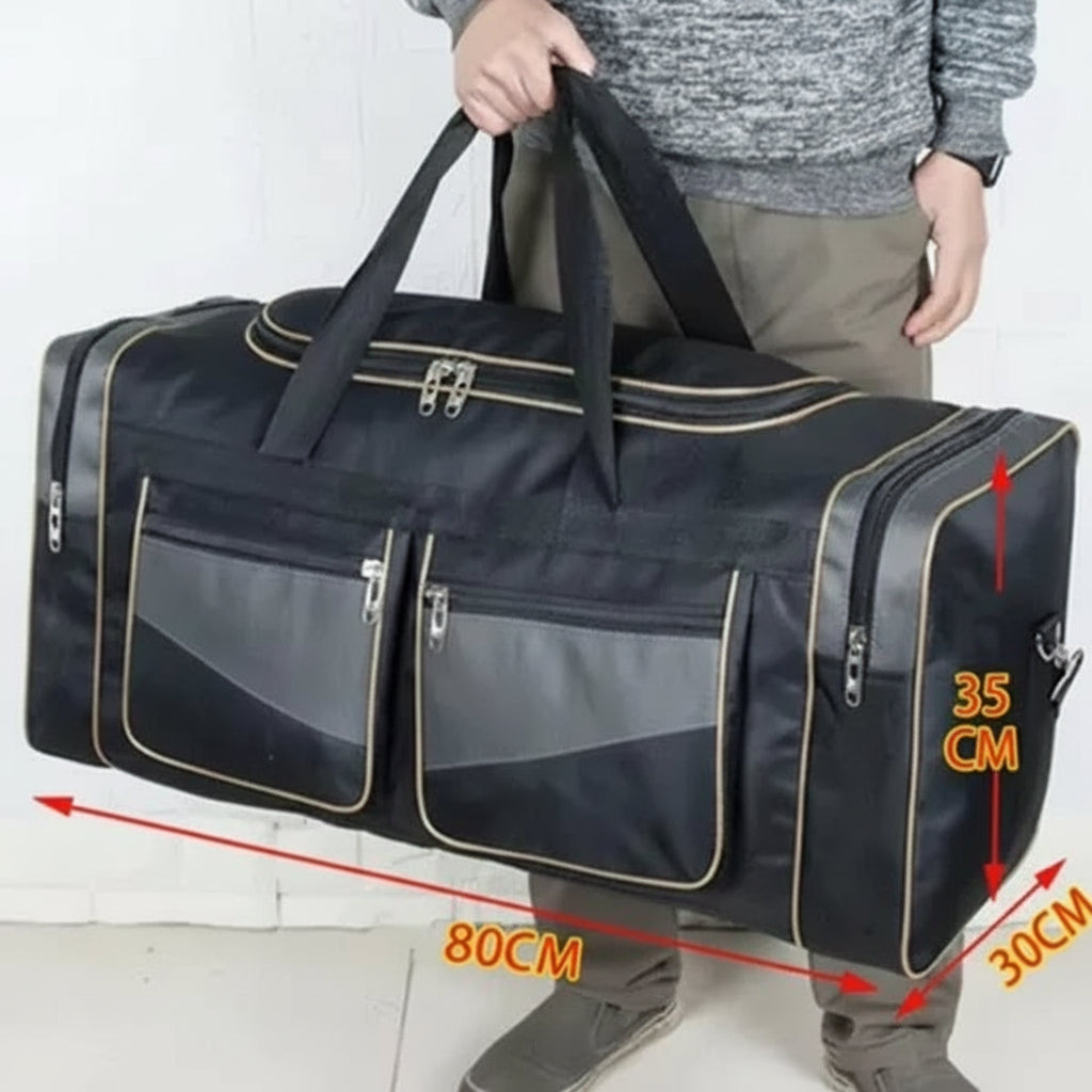 Le sac des voyageurs Grey XL Luggage Travel Bag Gym Fitness Handbags for Women Men Outdoor Sports Shoulder Large Storage Duffel Training Long Distance Bag