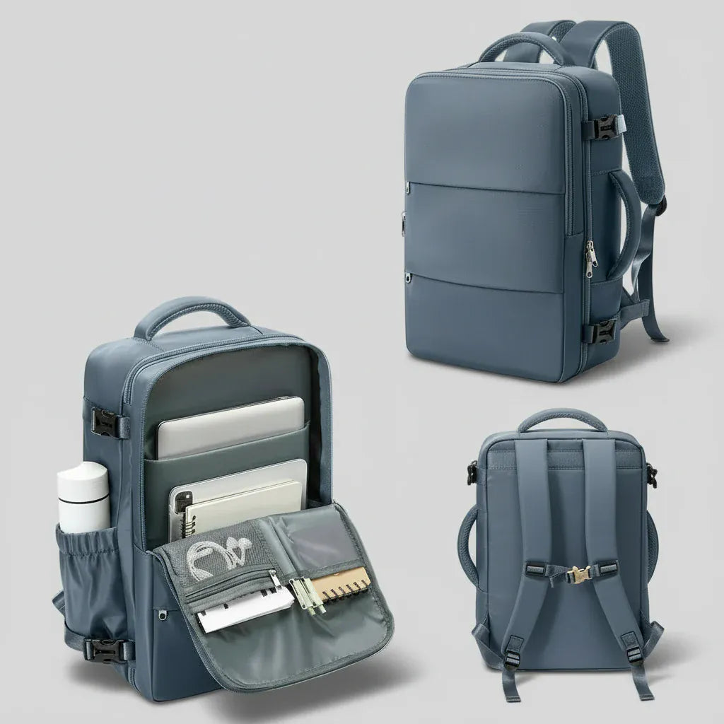 Le sac des voyageurs gris bleu Bagage à Main Cabine