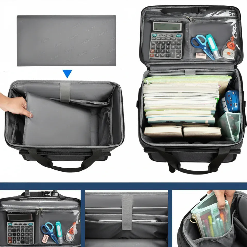 Le sac des voyageurs Gris foncé Sac de Voyage Multiport