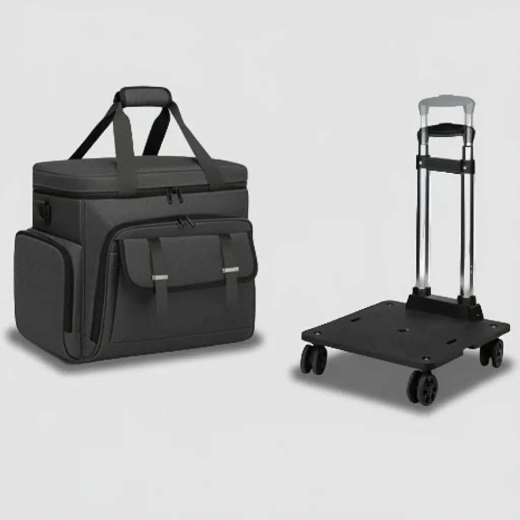 Le sac des voyageurs Gris foncé Sac de Voyage Multiport