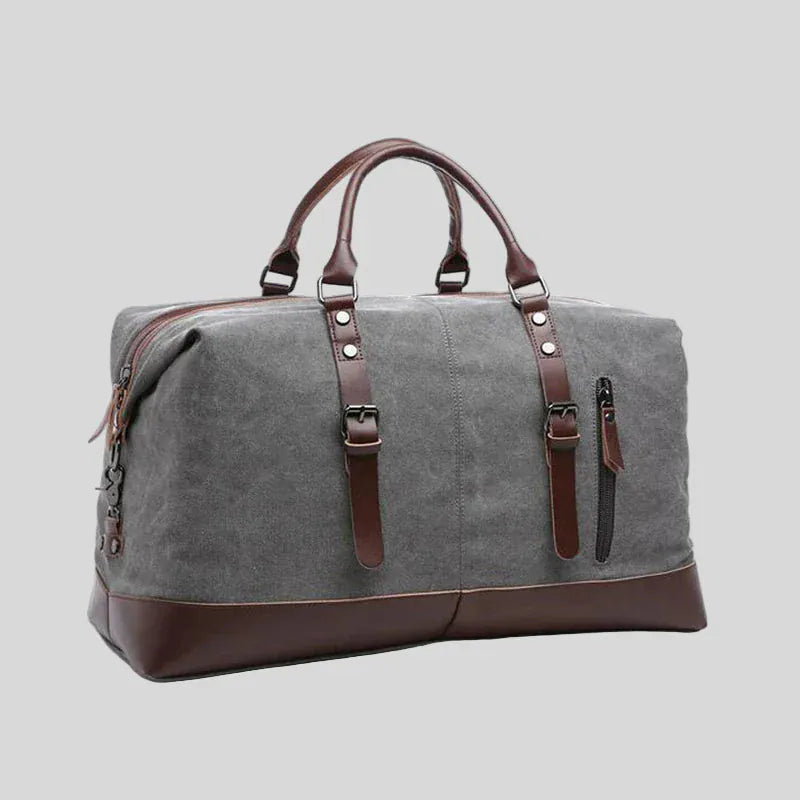 Le sac des voyageurs gris Medium Sac de Voyage Homme Vintage