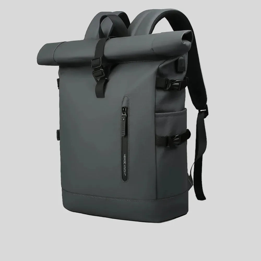 Le sac des voyageurs gris Sac à dos Impermeable port USB