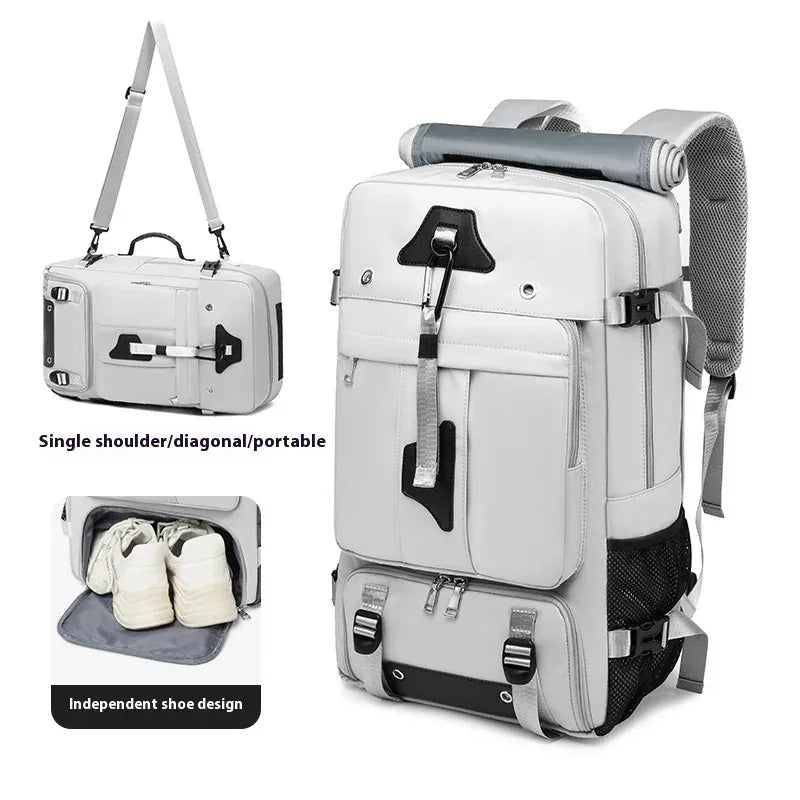 Le sac des voyageurs gris Sac de Voyage Multipoches