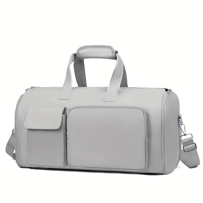 Le sac des voyageurs Gris Sac de Voyage Pliable en Nylon
