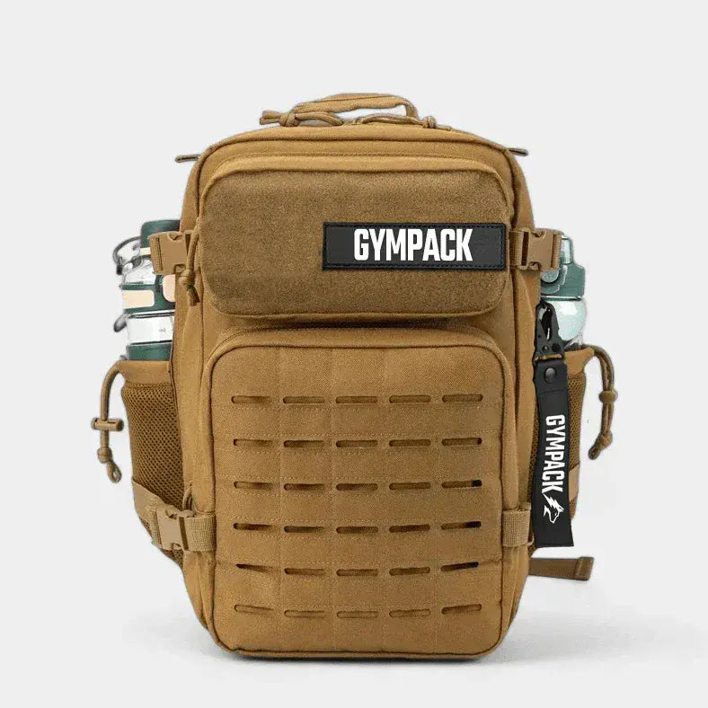Le sac des voyageurs Khaki 25L 50L Tactical Gym Backpack with Patch and Keychain for Gym Sports Athletes