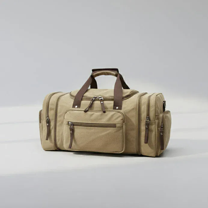 Le sac des voyageurs khaki Sac Bandoulière Toile Vintage Homme