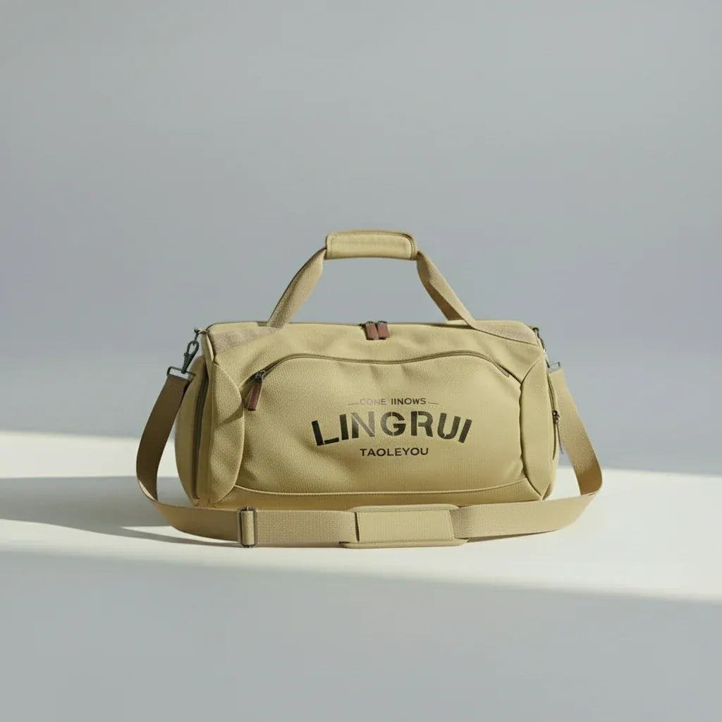 Le sac des voyageurs Khaki Sac de Sport en Toile Tendance