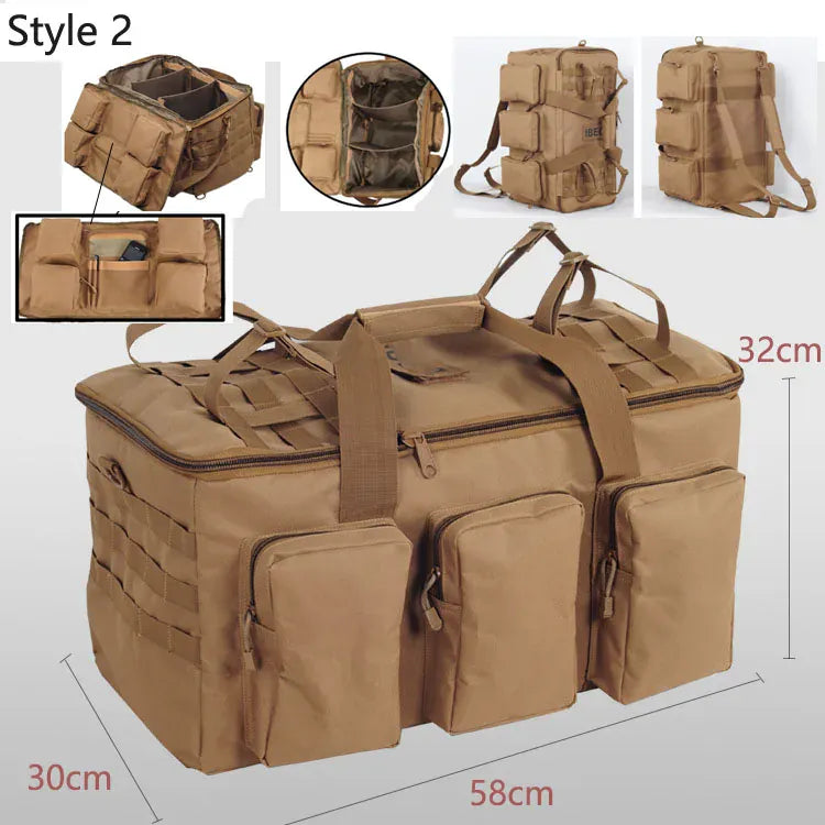 Le sac des voyageurs Khaki Sac de Voyage Randonnee